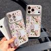 Разнообразные маленькие цветы подходят для чехла для мобильного телефона Apple 17 iPhone15promax полноразмерный 16Pro кожаный узор 14 простой