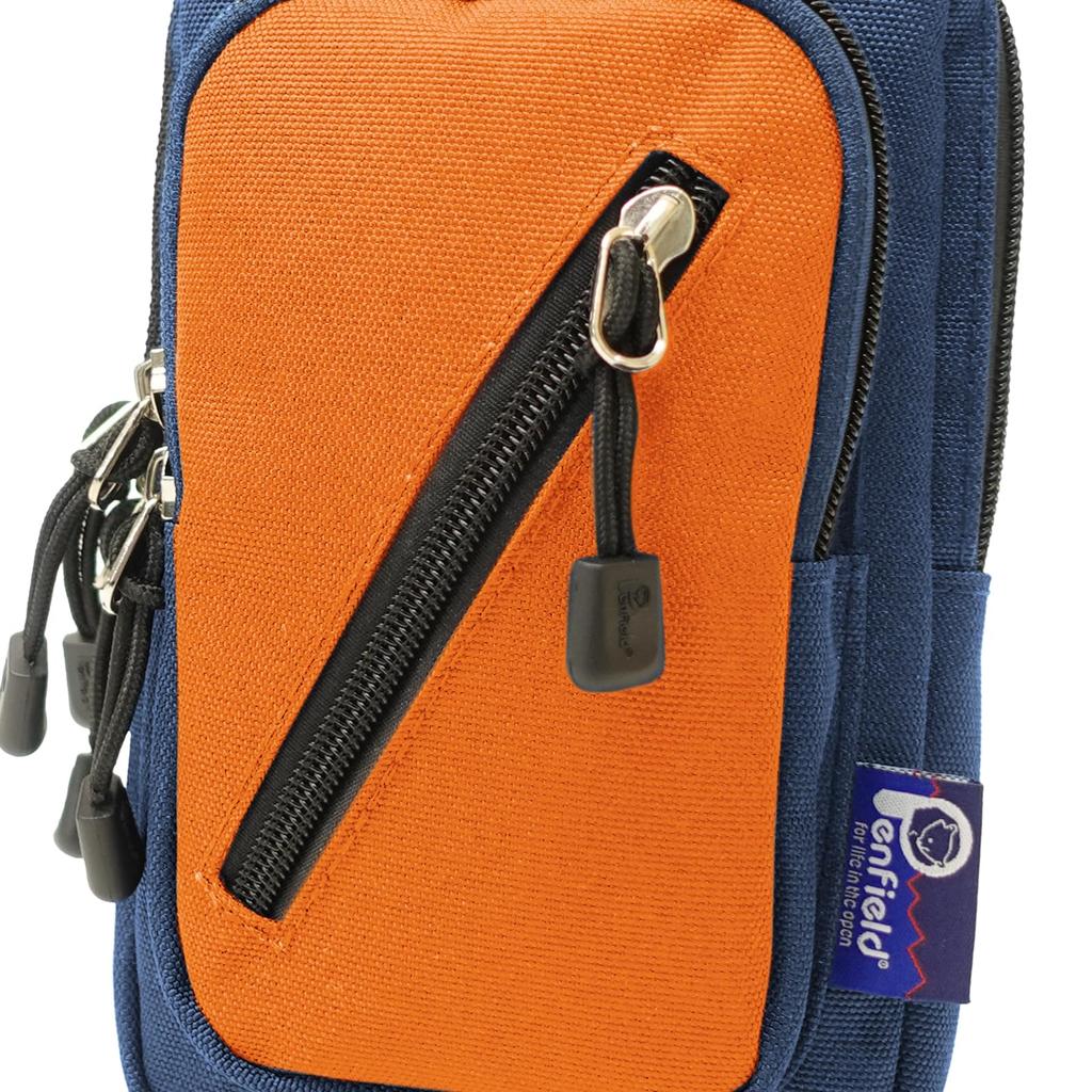 Penfield Pouch with Shoulder Smartphone Multiple Large Orange 2-Way Strap, Storage, Pockets, Capacity,