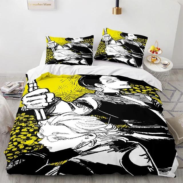 Anime Bedding Sets Tokyo Revengers USEuropeUK Size Quilt Bed Cover Pillow Case 2-3 Pieces Sets Adult Children Duvet Cover