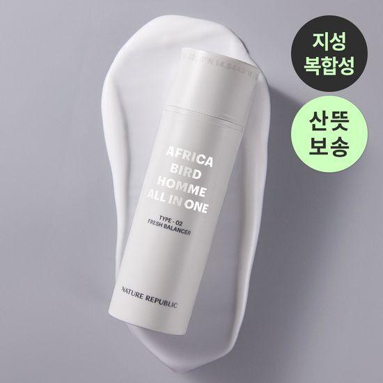 Nature Republic Africa Bird Homme Увлажняющий балансер 3-в-1 150 мл