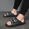 Sandals men's 2025 summer new Korean version trend versatile Velcro leisure vacation beach slippers