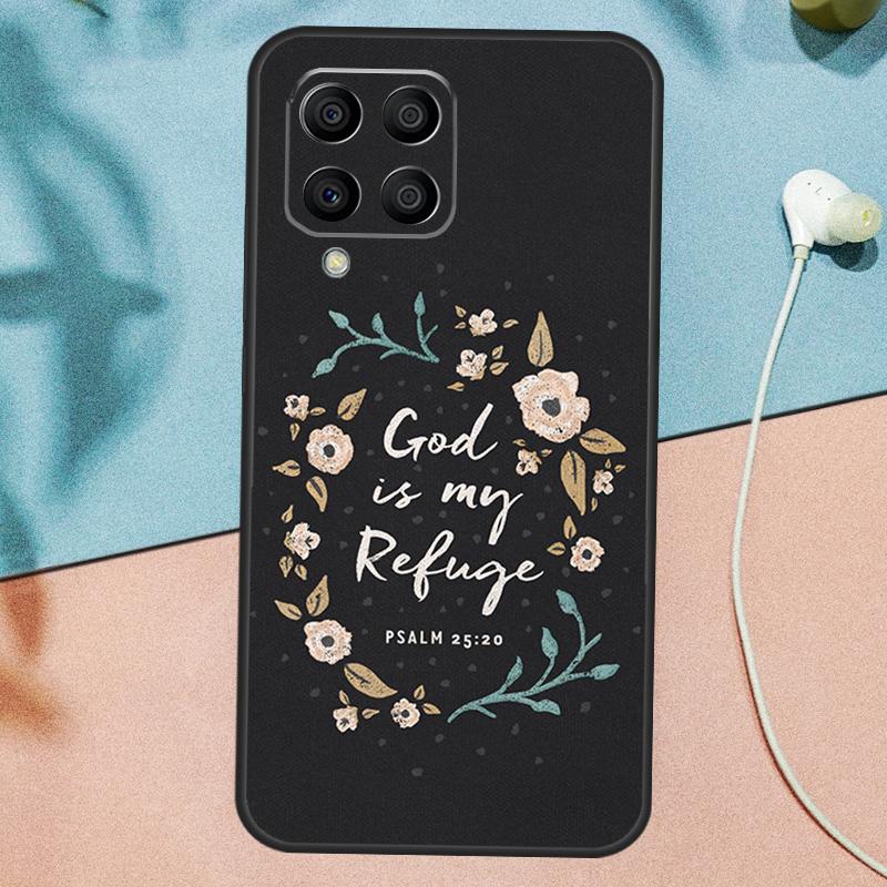 Christian Scripture Case For Samsung Galaxy M33 M53 M13 M12 M32 M52 M06 M16 M36 M56 M15 M55 M31 M14 M35 M34 M54