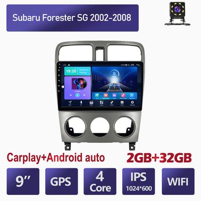 Автомобильный радиоприемник Carplay для Subaru Forester SG 2002-2008 Android мультимедийный видеоплеер GPS-навигация WIFI 2 + 32 ГБ