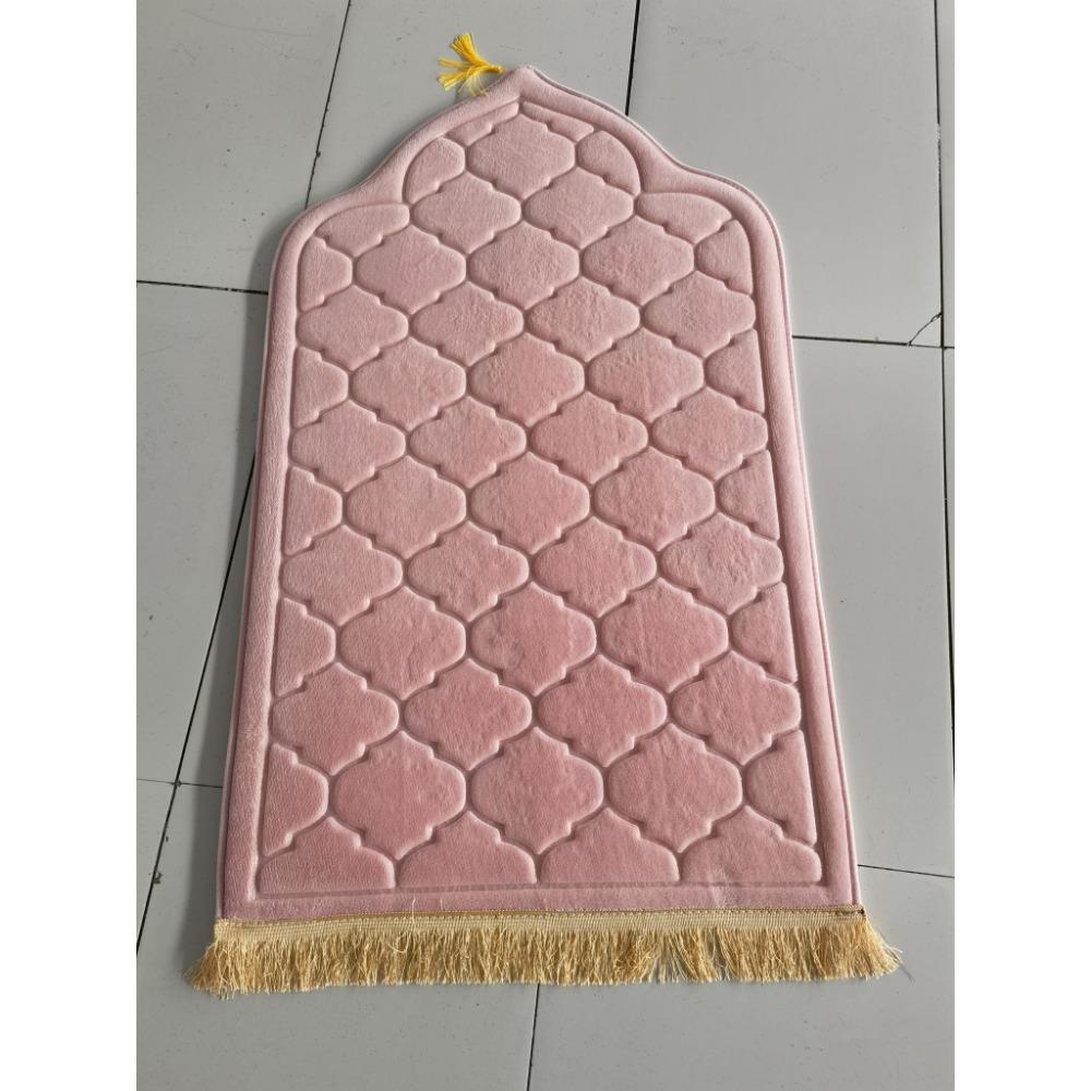 Мусульманский молитвенный коврик, исламские турецкие молитвенные коврики, подарочный молитвенный коврик на Рамадан для женщин и мужчин, переносные фланелевые коврики, молитвенный коврик 65X110