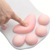 Cute Cat Claw Mouse Pad With Wrist Support - Soft, Precise Tracking & Clicking For Maximum Comfort!