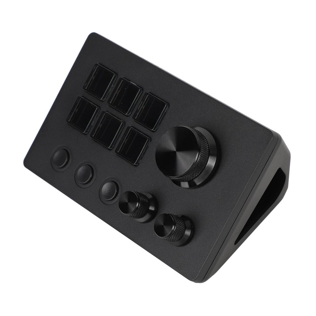 Визуальная клавиатура с ручками, 6 клавишами, ЖК-дисплей, настраиваемые кнопки, визуальная клавиатура для OBS для Twitch для OS X ПК