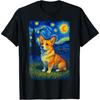 Corgi Starry Night T-Shirt