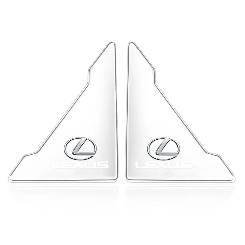 EZQZ3 2/4Pcs Car Door Corner Cover Sticker Anti Scratch Protection Decals For Lexus RX 300 IS 250 300 GX 400 460 UX 200 NX LX GS ES SC
