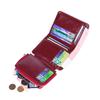 Короткий кошелек из натуральной кожи для женщин, несколько отделений для карт + отделение для наличных + карман для монет, выберите масляный воск или коровью кожу, стильный и роскошный