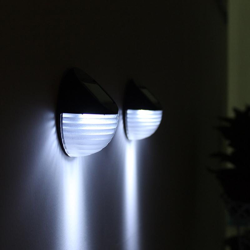 6 светодиодный уличный фонарь на солнечной батарее для забора, садовый ландшафтный свет, украшение