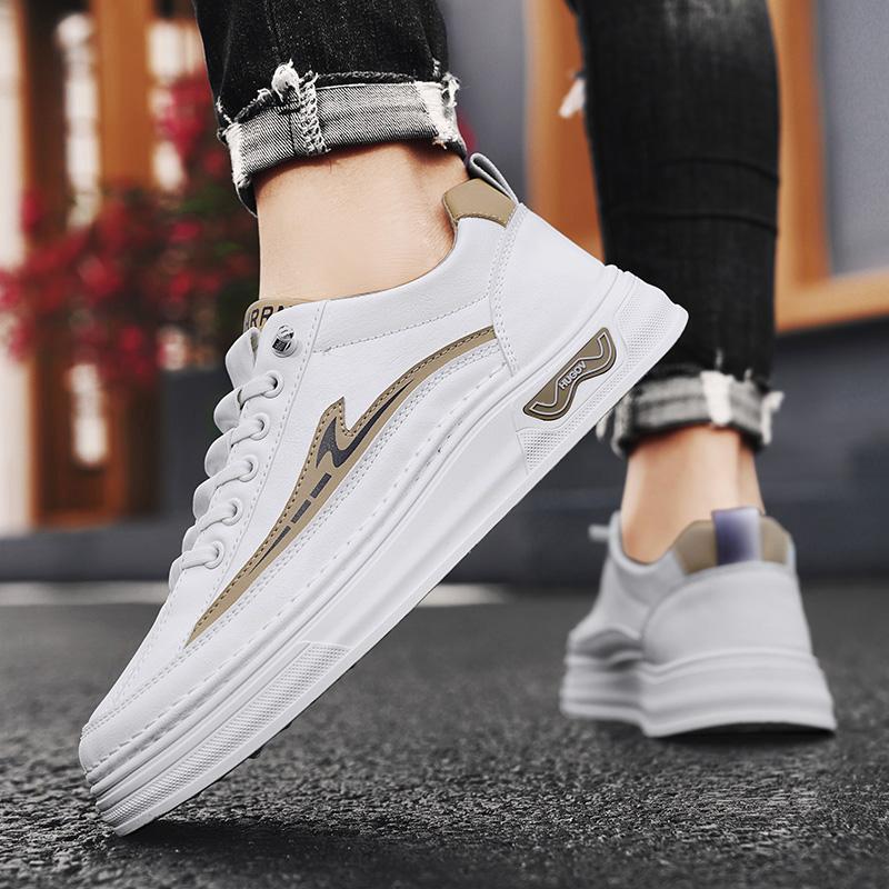 CYYTL Мужская обувь Кроссовки для скейтборда Кожаные Повседневные Уличные для пеших прогулок Теннисные Спортивные Беговые Платформа Лоферы Дизайнерские Роскошные Летние