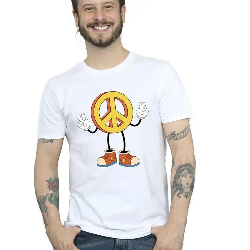 Peace Unisexs Character Pose Tshirt