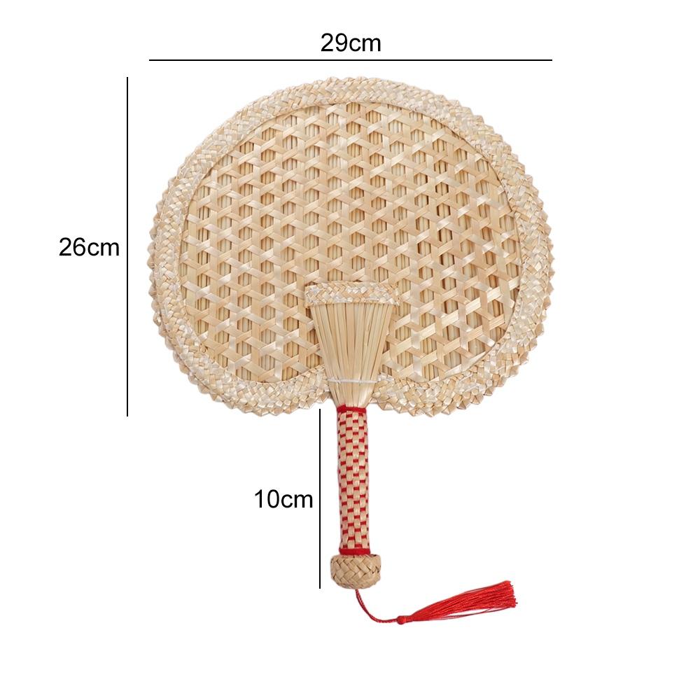 DIY Chinese Style Pushan Environmentally Friendly Cooling Fan Hand Fans Woven Fan Home Decoration