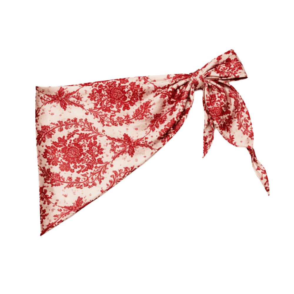 Imitation Silk Waist Scarf Retro Belt Scarf Literary Triangle Scarf Women