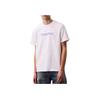 Minimalist Comfortable Versatile Casual Spray Gun Logo Pattern Short Sleeve T-Shirt Men Tops Bright-White 4RB815G-110