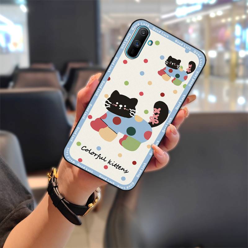Противоударный чехол для телефона с граффити для OPPO Realme C3/C3i/Narz N10A, силиконовый мягкий чехол, водонепроницаемый, милая задняя крышка, противоударный