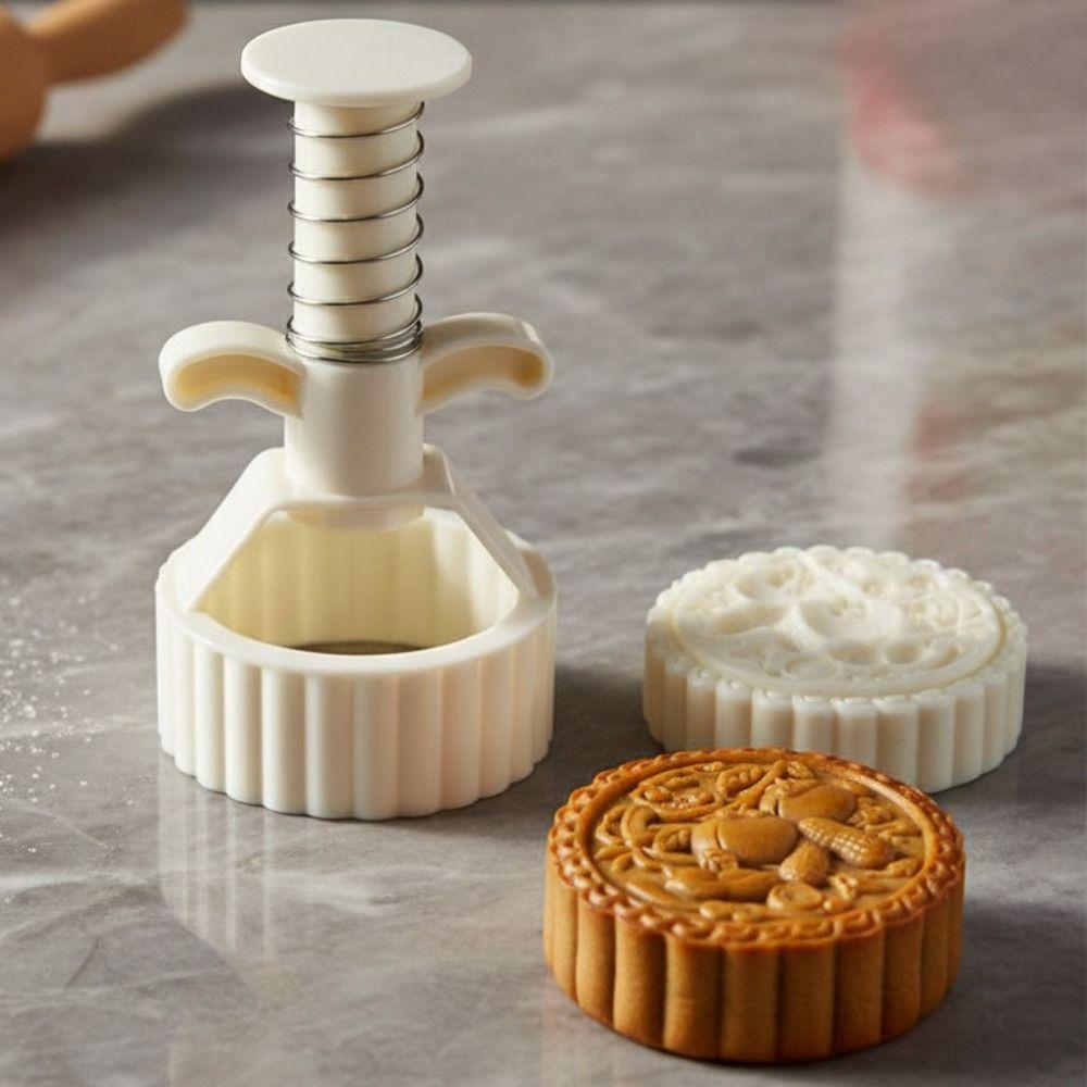 Hand Press Mid-Autumn Festival Moon Cake Mold Pastry Mold  Kitchen