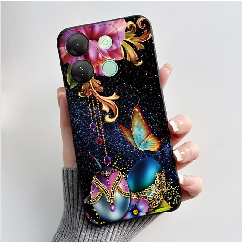 Милый Чехол Для Infinix Smart 7 HD / Smart 7 Plus Fundas Coque Печатный Корпус Защитная Крышка Мягкий Силикон Мультяшный Чехол для Телефона