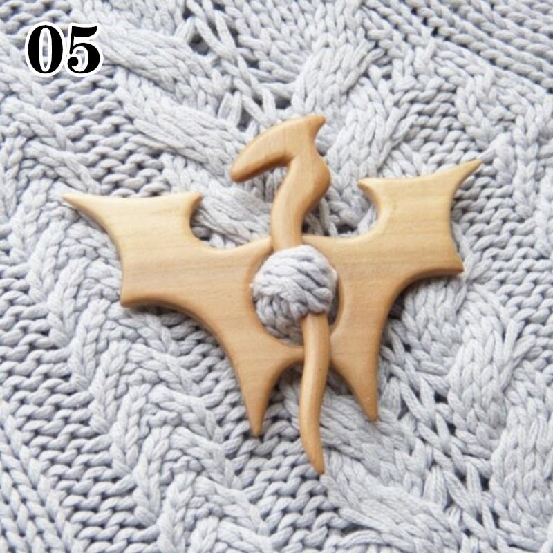 25 стилей, застежка, заколка для шали, брошь, булавка с деревянным рисунком животного, сделай сам, забавное милое ремесло