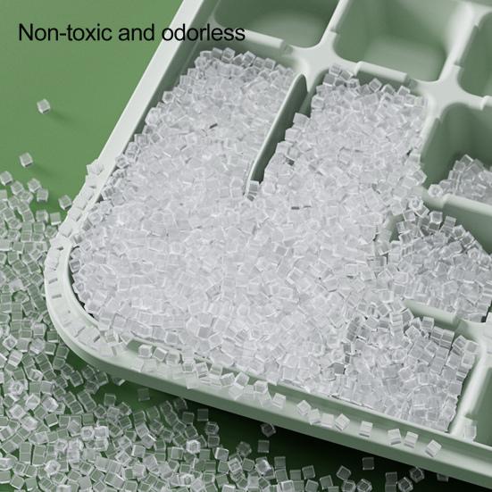 Ice Cube Tray with Lid And Bin Press-Button Release Ice Mold for Freezer BPA-Free Ice Cube Maker for Drinks