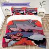 BNA Pattern Bedding,Quilt Set Quilt Cover Pillowcase Home Birthday Gift (1*duvet cover+2*pillowcase,without core)ZSJT0917025