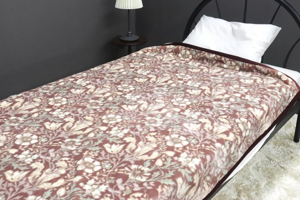 Romance Kosugi Acrylic Blanket (Fluffy Part), Single Size (140 x 200 cm), Izumiotsu, Made in Japan, Dark Red