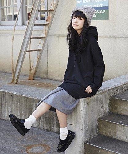 Unrelaxing UR-96W Oversized Pullover Hoodie, Size S, Black, UR-96W_BK01S001