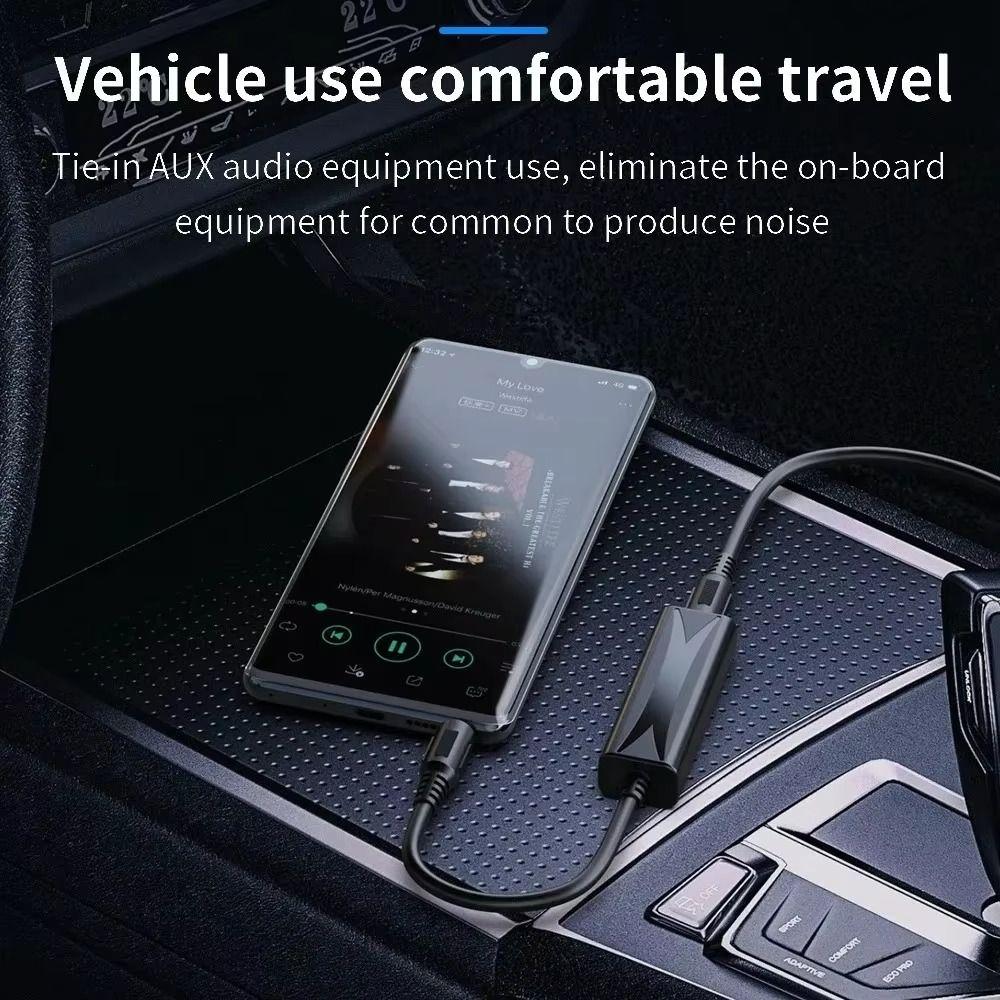 Ground Loop Audio Noise Filter 3.5mm Speaker Line Denoiser Audio Noise Isolator  Home Stereo