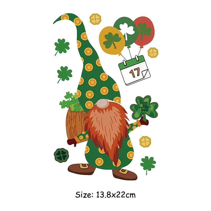St Patrick Day Iron-On Transfer Hoodies Parches Ropa Diy Clothes Sticker Heat Transfer T-Shirt Thermal Patch For Pet Doll Cothes