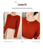 Elegant One-Shoulder Mulberry Silk Cashmere Sweater for Women - Slimming Autumn/Winter Knit Base Layer