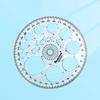 1/2pcs Multifunctional Geometric Ruler 360 ° Full Circle Protractor Movable Kawaii Ruler Mathematics Rules For School Students