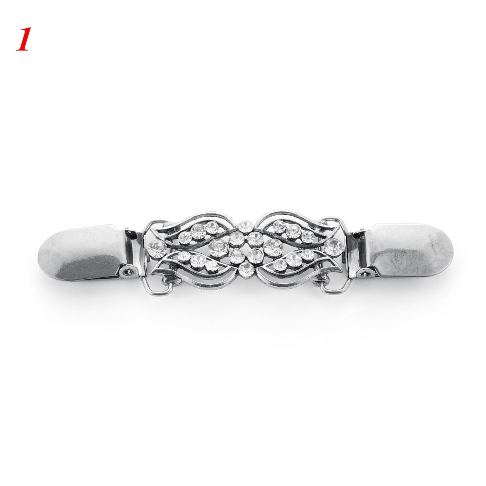 Charm Gift Winter Crystal Retro Cardigan Clip Shawl Brooch Sweater Blouse Pin Duck Clip Clasps