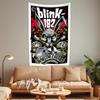 Rock Music Tapestry Heavy Metal Band Home Decoration Wall Hanging Dormitory Background Party Or Concert Decor
