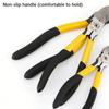 Fast Cutting Diagonal Pliers Spring Loaded Water Mouth Cutting Pliers  For Peeling, Stripping