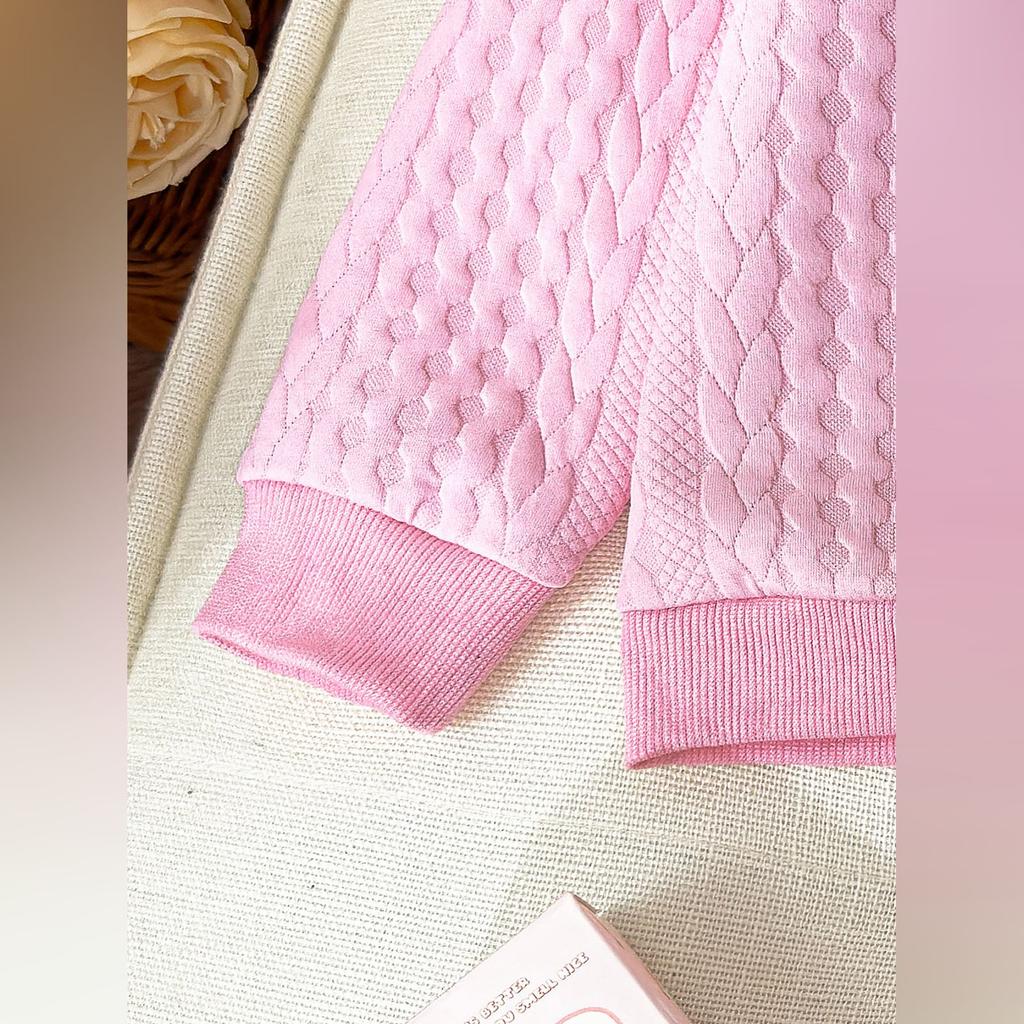 Детский мультяшный повседневный модный комплект: топ с длинным рукавом и брюки