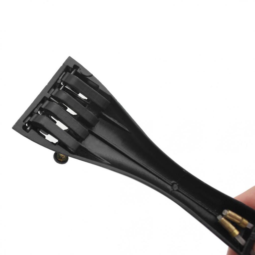 3/4, 4/4, 1/2, 1/4, 1/8 Violin Tailpiece, Carbon Fiber Tailpiece with Tail String Accessories and Fine Tuning