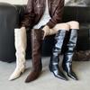 2025 Autumn and Winter New Fashion Heart Hardware Buckle Removable Boot Cover Two Wear Boots Women's Boots