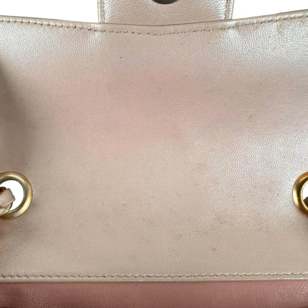 CHANEL lambskin CHANEL19 Shoulder Bag Chain wallet lambskin pink Women A69900 Used