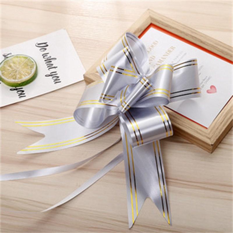 Bowknot Fruit Basket Bow Flower Wedding Ribbon Wedding Ribbon Handle Decorative Handmade Car Door