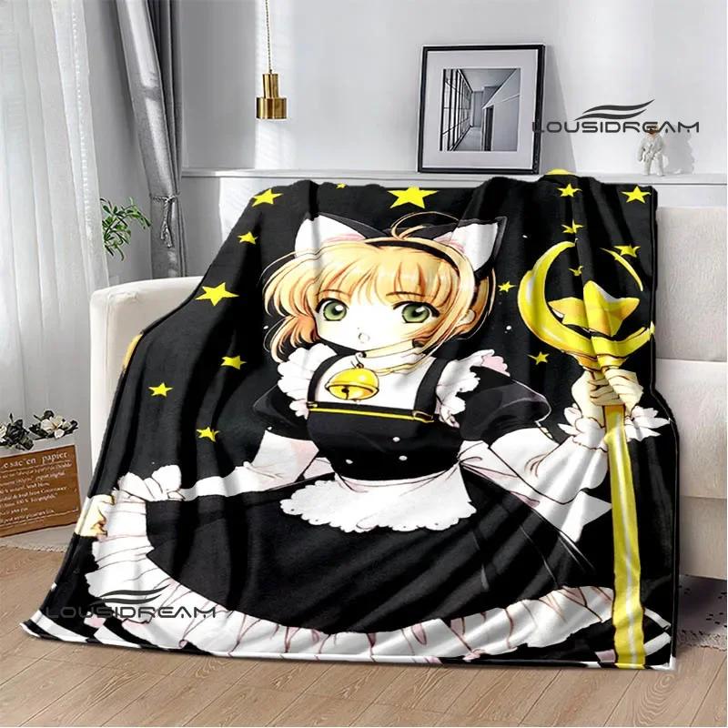 Card Captor Sakura Cartoon blankets fashion blankets Warm Flannel Soft Comfortable Blanket Home Travel Blanket Birthday Gift