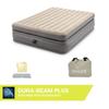 Intex Inflatable Mattress - Prime Comfort - 2 Persons - 152x203x51 Cm - Grey