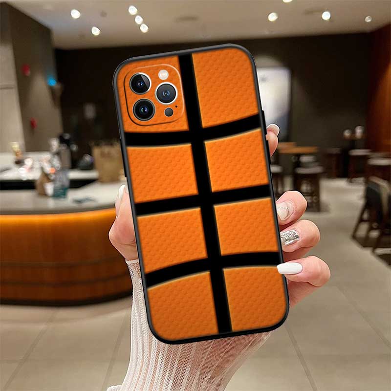 UP13 Basketball Art Shoot New High-End Shell Phone Case for iPhone 16 15 14 13 12 Pro Max Plus Mini