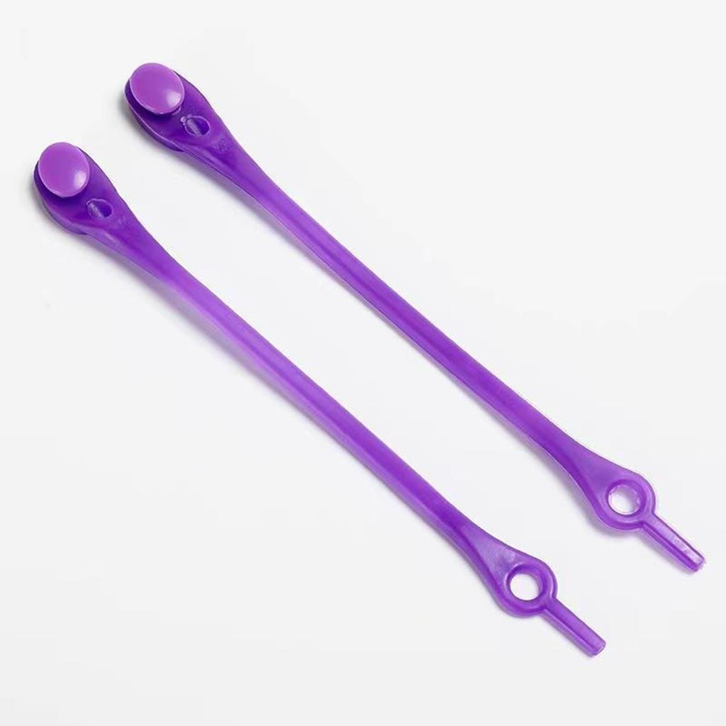 Взрослые силиконовые эластичные шнурки с круглым носком, эластичные, без завязывания