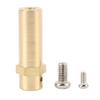 Shaft Coupling 5MM Brass High Strength Rugged Construction Motor Shaft Coupler for Stainless Steel
