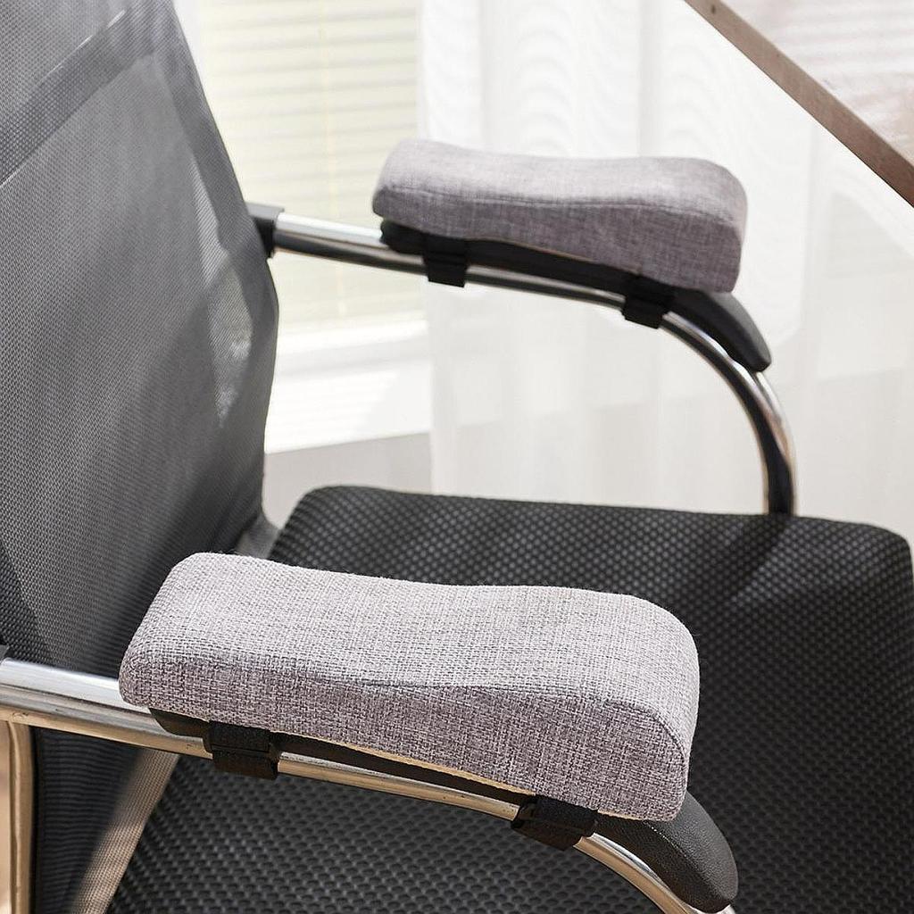 Office Chair Armrest Cushions, Soft Foam Cushions with Removable Covers, Ergonomic Suitable for