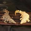 Шарнирная фигурка крокодила, многосуставная подвижная фигурка животного из сплава, модель статуи, скульптура, настольная книжная полка, украшение, орнамент, подарок на фестиваль