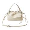 Light Luxury Texture Bag Women's Bag 2025 Summer New Pleated Strap Bucket Bag Fresh One-shoulder Crossbody Cloud Bag