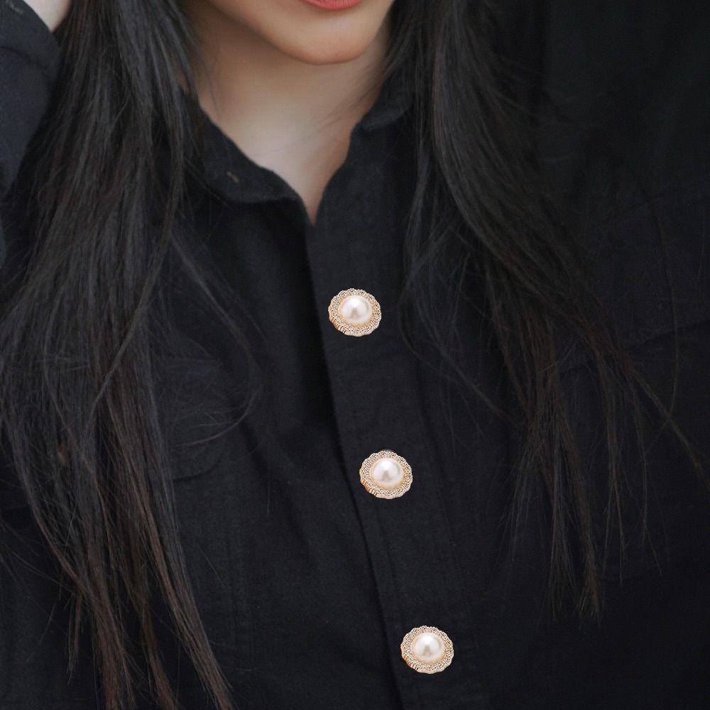 Высококачественные украшения DIY декор жемчужные пуговицы рукоделие швейные принадлежности пуговицы для рубашек