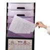 Zhanma Rainbow PP Expanding Hanging Box File Folder Colorful Wall Storage for Office & School Use