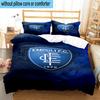 3PCS Football Empoli Crest Bedding Set,Including 1pc Duvet Cover And 2pcs Pillowcases Perfect for Bedroom, Dormitory, Fan Christmas gift